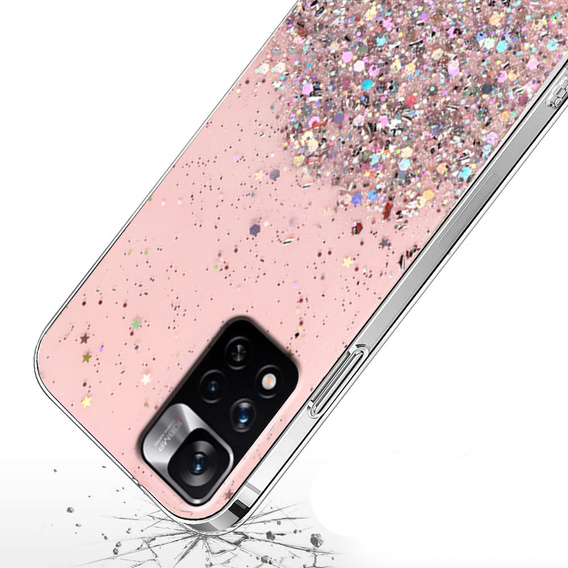 Huse pentru Xiaomi Redmi Note 11 Pro 4G/5G, Glittery, roz