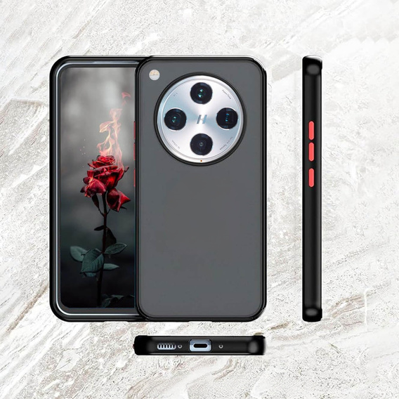 Caz subțire pentru Oppo Find X8 Pro, Slim, transparent / negru