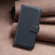 Cu clapetă pentru Samsung Galaxy A55 5G,BINFEN Wallet, negru