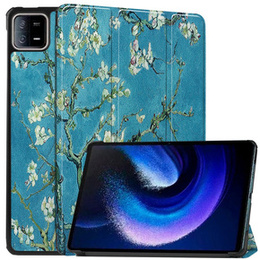 Husă pentru Xiaomi Pad 6 / 6 Pro, Smartcase, Flowers