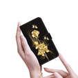 Cu clapetă pentru Infinix Hot 40i, Wallet, Butterfly rose
