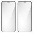 2x sticlă călită pentru iPhone X/XS/11 Pro, ERBORD 3D pentru întregul display