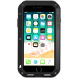 Love Mei Huse pentru iPhone 8 Plus / 7 Plus, armored with glass, negru