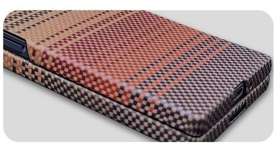Husă pentru Samsung Galaxy Z Fold6 5G - magnetic Aramid Fiber, portocaliu