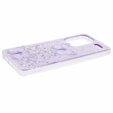 Husă pentru Xiaomi Redmi Note 13 Pro+, Glitter Butterfly, violet