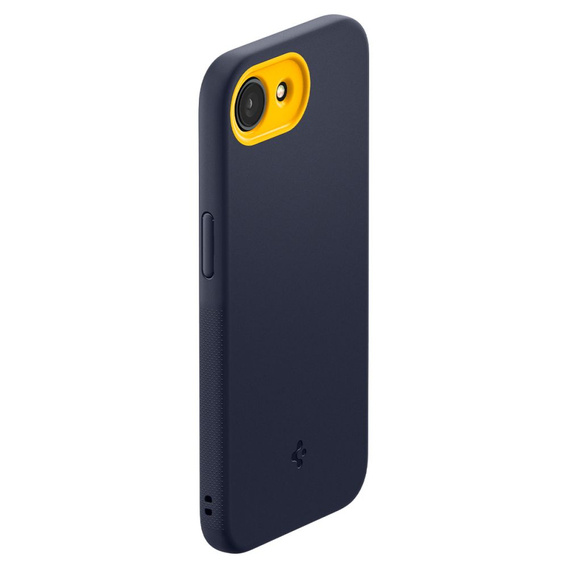 Carcasă Spigen pentru iPhone 16E, Nano Pop MagSafe, albastru închis + sticlă temperată 9H