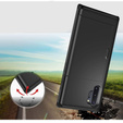 Huse pentru Samsung Galaxy Note 10+ Plus, Sliding Card Holder, negru