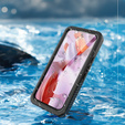 Husă impermeabilă IP68 pentru Google Pixel 9 Pro, Redpepper, negru