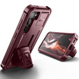 Husă blindată pentru Samsung Galaxy S23, Dexnor Full Body (Two Frames), roșu