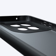 Carcasă pentru Xiaomi Redmi 15 5G / 4G, cu protecție pentru cameră, transparentă cu laturi negre