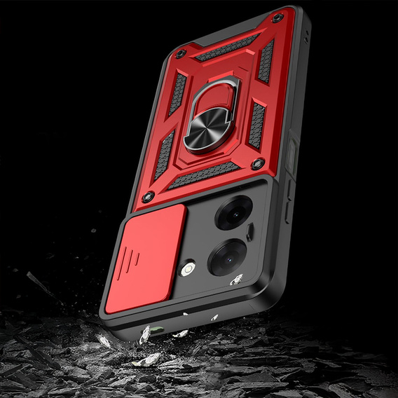 Husă blindată pentru Xiaomi Redmi A5, CamShield Slide, roșu