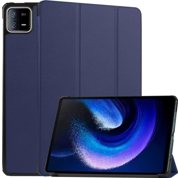 Husă pentru Xiaomi Pad 6, Smartcase, albastru închis