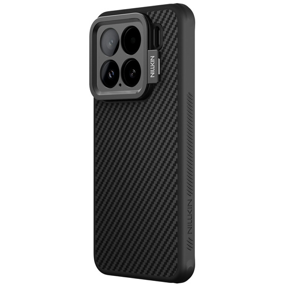 Carcasă pentru Xiaomi 15, carcasă blindată Nillkin, Carboprof Case, pentru Magsafe, negru