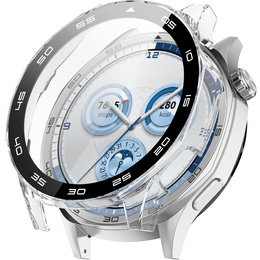 Carcasă 2in1 + sticlă călită pentru Huawei Watch GT 5 46mm, transparentă