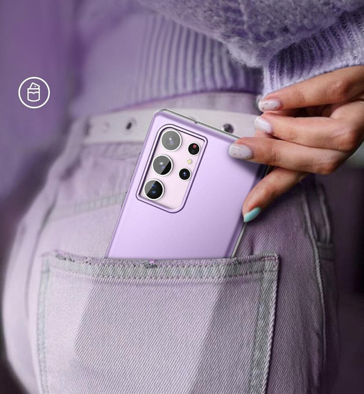 Huse pentru Samsung Galaxy S23 Ultra, Suritch Full Body, violet