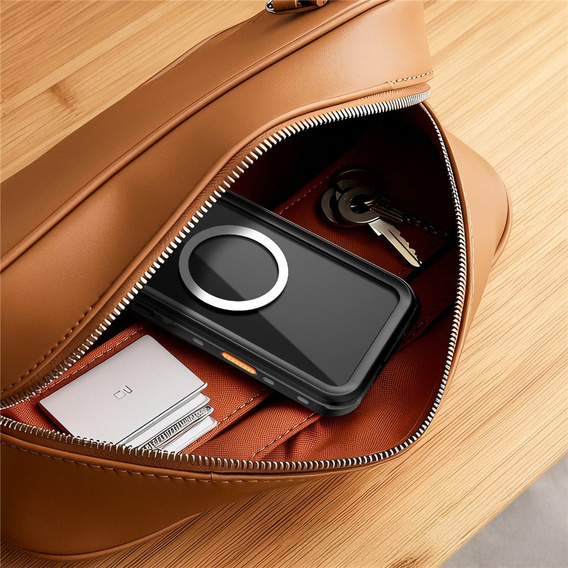 Husă pentru iPhone 17 Pro Max, IP68 rezistentă la apă, SHELLBOX MagSafe, negru