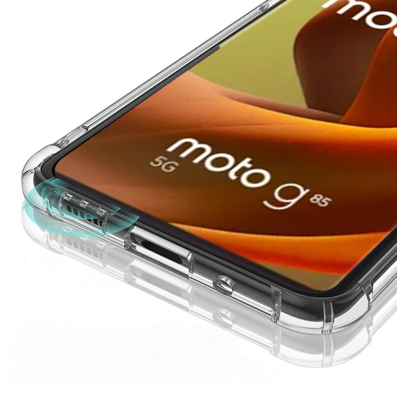 Huse pentru Motorola Moto G85, Dropproof, transparentă