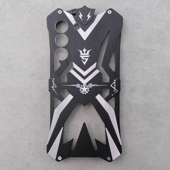 Husă blindată pentru Samsung Galaxy S22, Aluminum Alloy, negru