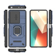 Husă pentru Xiaomi Redmi Note 13 5G, KickStand Camera Lens, albastru