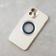 Carcasa Magnetic Dual Glass MagSafe pentru iPhone 11, de aur
