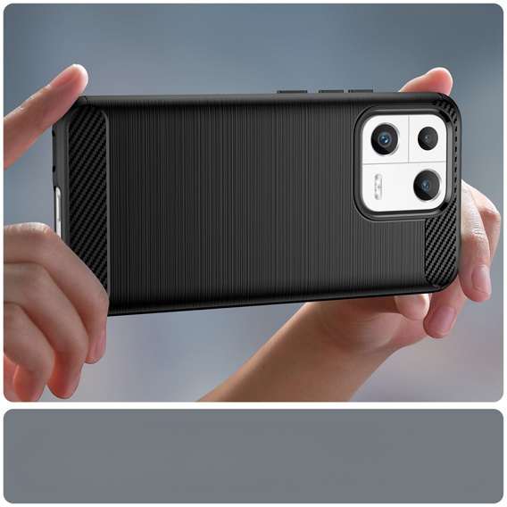 Huse pentru Xiaomi 13, Carbon, negru