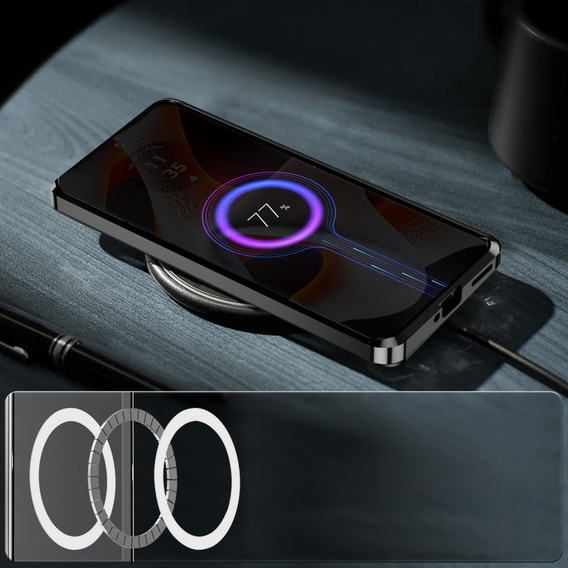 Carcasă de protecție pentru camera foto pentru Motorola Edge 50 Pro 5G, CamShield MagSafe, negru