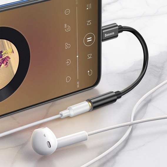 Adaptor audio USB-C la mini jack 3,5 mm pentru smartphone-uri cu port USB-C fără conector AUX