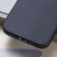 Husă pentru iPhone 16 Pro Max, Aramid Fiber Cover, negru