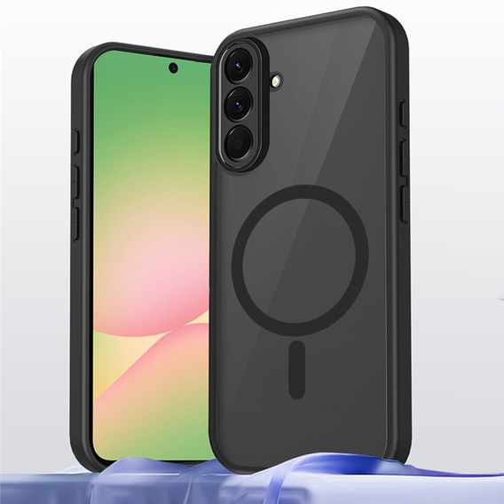 Husă mată pentru MagSafe pentru Samsung Galaxy A37 5G, negru
