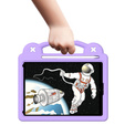 Husă pentru copii pentru iPad 10.2" 2021/2020/2019 (9/8/7 gen.) / Air 10.5" 2019 (3 gen.), Cute Patterns, cu suport, violet