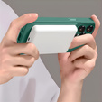 Husă pentru iPhone 16 Plus, pentru MagSafe, ERBORD Matt Case, verde + sticlă pentru ecran