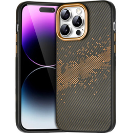 Husă pentru iPhone 14 Pro, Milky Way, de aur