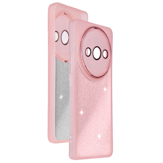 Huse pentru Xiaomi Redmi A3, Glittery Powder, roz