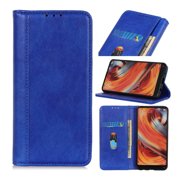 Husă din piele despicată pentru Xiaomi Redmi Note 15 Pro Plus 5G / Poco M8 Pro 5G