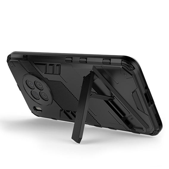 Husa pentru Huawei Nova 8i /Honor 50 Lite, Military kickstand, albastru