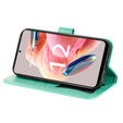 Cu clapetă pentru Xiaomi Redmi Note 12 4G, Mandala Flower, verde