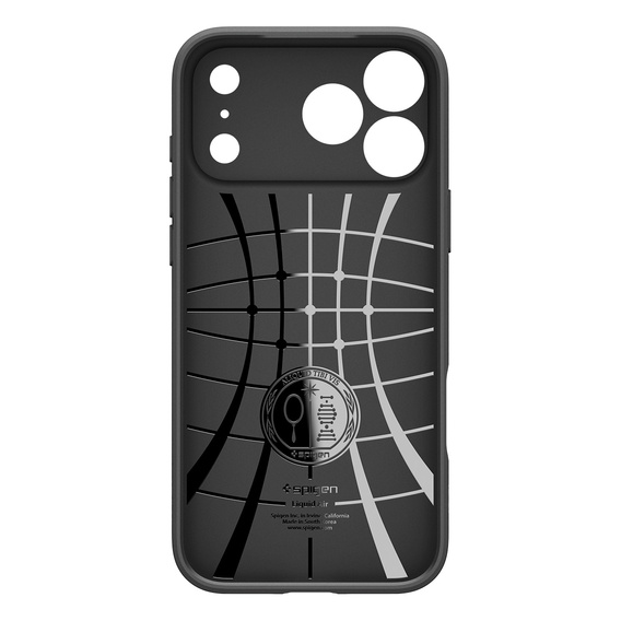 Carcasă Spigen Liquid Air pentru iPhone 17 Pro, negru mat
