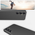 2x ERBORD OPTIK Pro sticlă călită pentru iPhone 15/15 Plus/14/14 Plus camera foto, negru