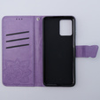 Cu clapetă pentru Motorola Moto G54 5G, Butterfly, violet
