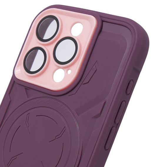 Husă pentru iPhone 15 Pro Max, ERBORD Armor Mag, maroon