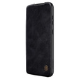 NILLKIN flip case NILLKIN pentru Samsung Galaxy A55, CamShield Qin Pro, piele, negru