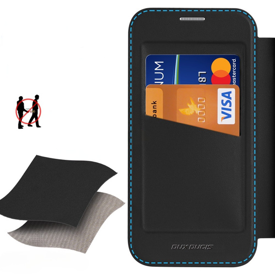Dux Ducis Huse pentru iPhone 16 Pro, Skin X Pro, MagSafe, negru