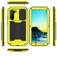 Husă blindată pentru Samsung Galaxy S22, R-JUST CamShield Slide, galben