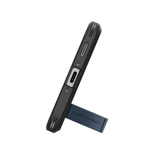 Carcasa Spigen pentru Samsung Galaxy A56 5G, Tough Armor Mag MagSafe, albastru închis + 9H Tempered Glass