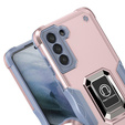 Huse pentru Samsung Galaxy S21 FE, Dual-Layer Armor, roz