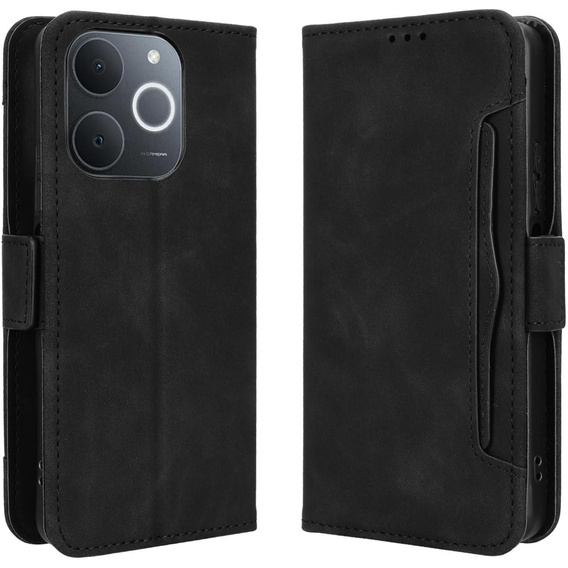 Cu clapetă pentru Realme Note 70T 4G, Card Slot, negru