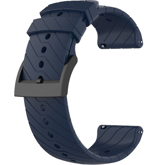 Curea universală din silicon 22mm, albastru marin