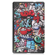 Husă pentru Lenovo Tab M8 Gen 4 TB-300FU, Smartcase, graffiti