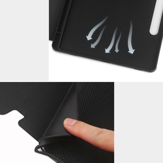 Husă pentru Lenovo Tab M11, Business Card and Pen Slot, negru