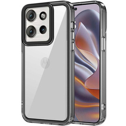 Huse pentru Motorola Edge 50 Neo / Motorola ThinkPhone 25, Fusion Hybrid, transparent / negru